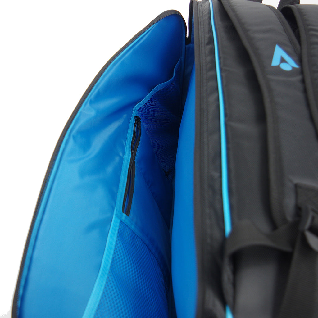 Karakal Pro Tour Fifty 2.2 Short Racket Bag Black Blue