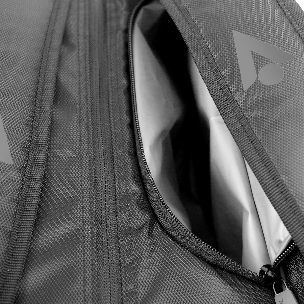 Karakal Pro Tour Fifty 2.2 Short Racket Bag Black Grey