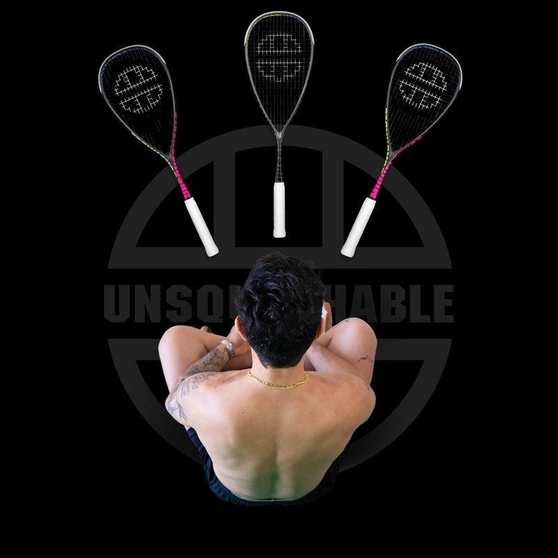 UNSQUASHABLE squash racket deals