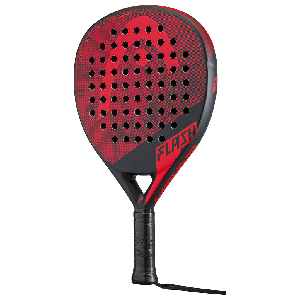 Head Flash Padel Racket Red Black