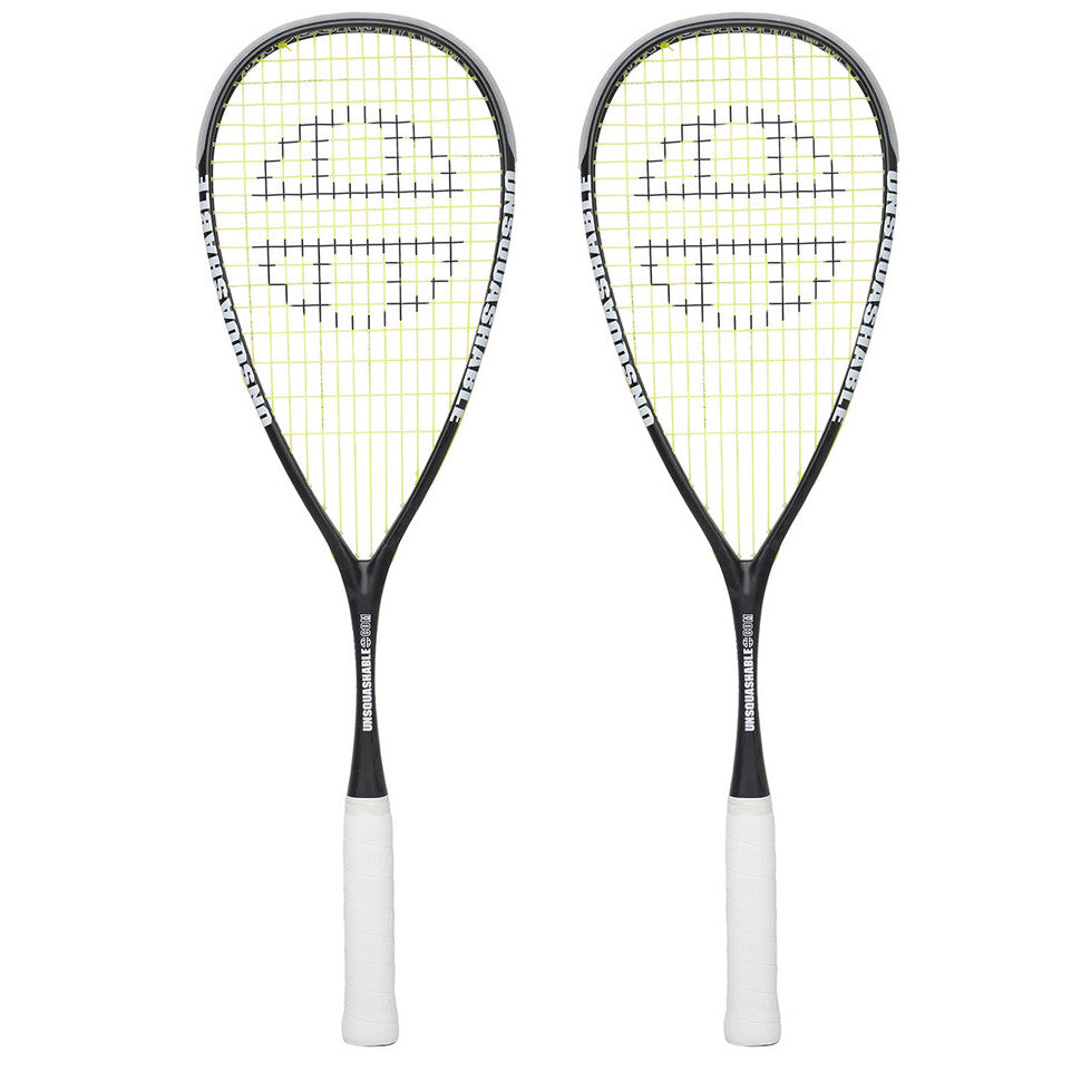 UNSQUASHABLE Y-TEC 125 Squash Racket - 2 Racket Deal