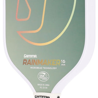 Gamma Rainmaker 16 Pickleball Paddle Green