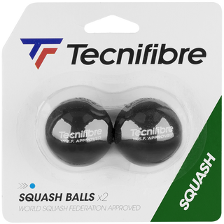 Tecnifibre Squash Balls Blue Dot Pack Of Two