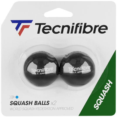 Tecnifibre Squash Balls Blue Dot Pack Of Two