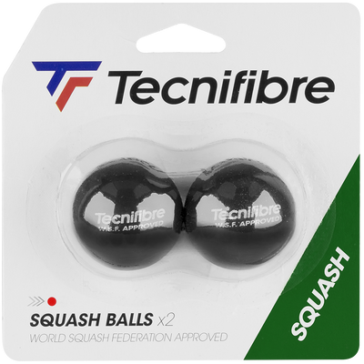 Tecnifibre Squash Balls Red Dot Pack Of Two