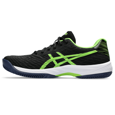 Asics Men's Gel Game 9 Padel Shoes Black Electric Lime