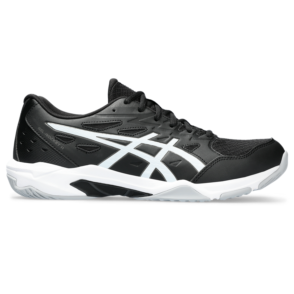 Asics Men's Gel Rocket 11 Indoor Court Shoes Black Gunmetal