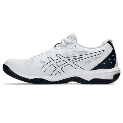 Asics Men's Gel Rocket 11 Indoor Court Shoes White Pure Gold