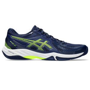 Asics Men's Blade FF Indoor Court Shoes Blue Expanse Safety Yellow