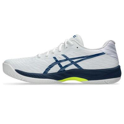 Asics Men's Gel Game 9 Tennis Shoes White Mako Blue