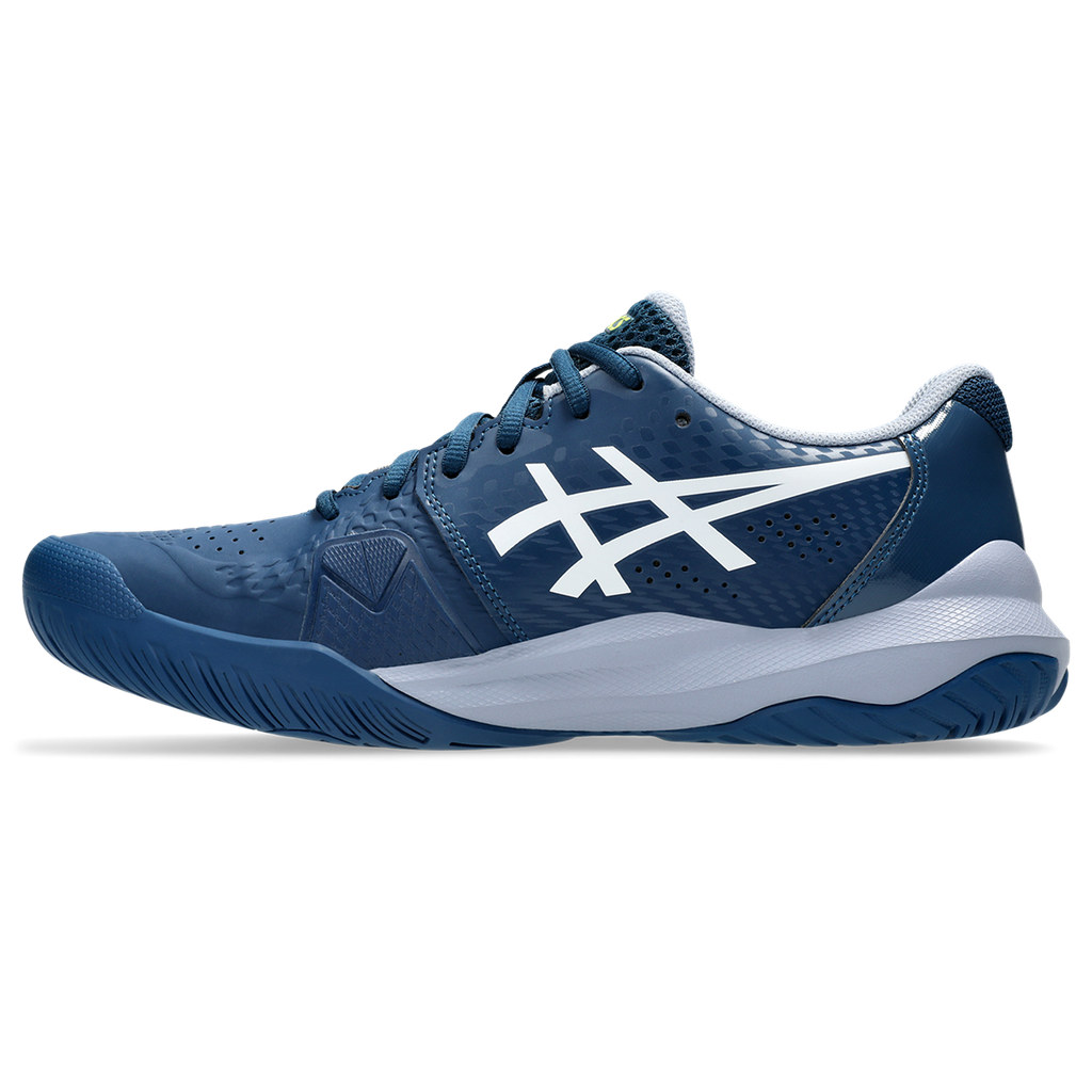 Asics Men s Gel Challenger 14 Tennis Shoes Mako Blue White Great Discounts PDHSports