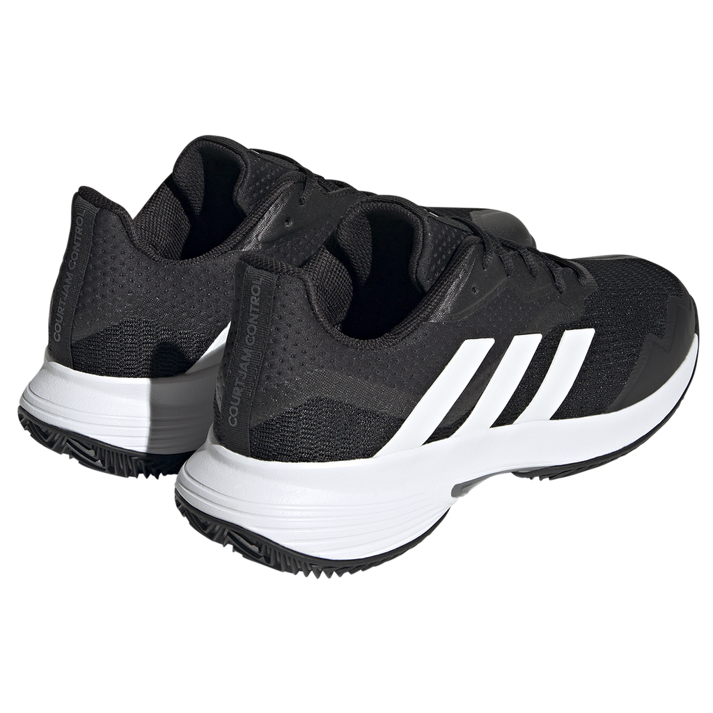 Adidas Men's CourtJam Control Clay Tennis Shoes Core Black