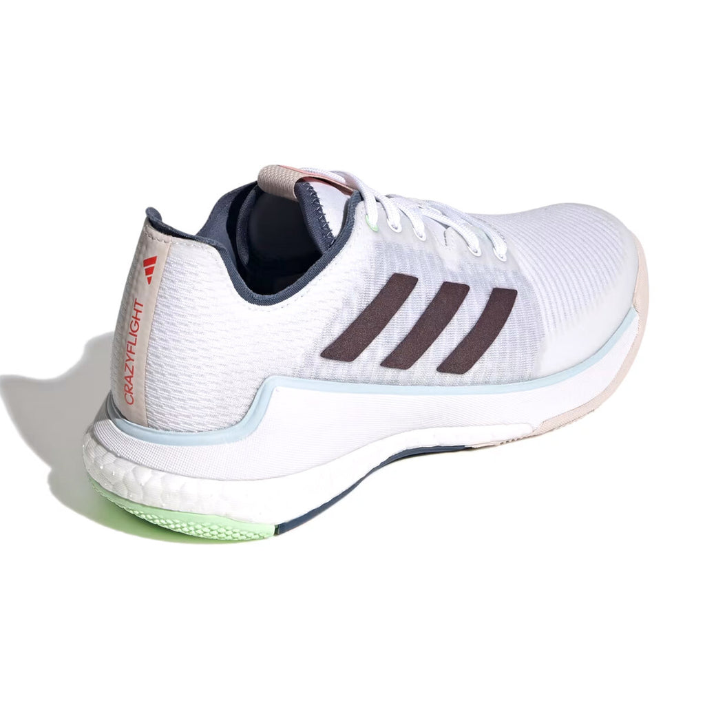 Adidas Men's CrazyFlight Indoor Shoes White Preloved Ink