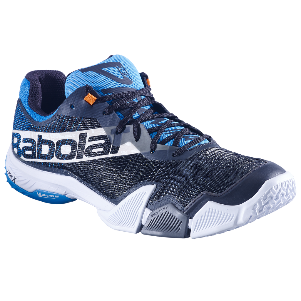 Babolat Men's Jet Premura Padel Shoes Black Blue