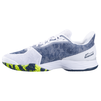 Babolat Men's Jet Tere Tennis Shoes White Dark Blue