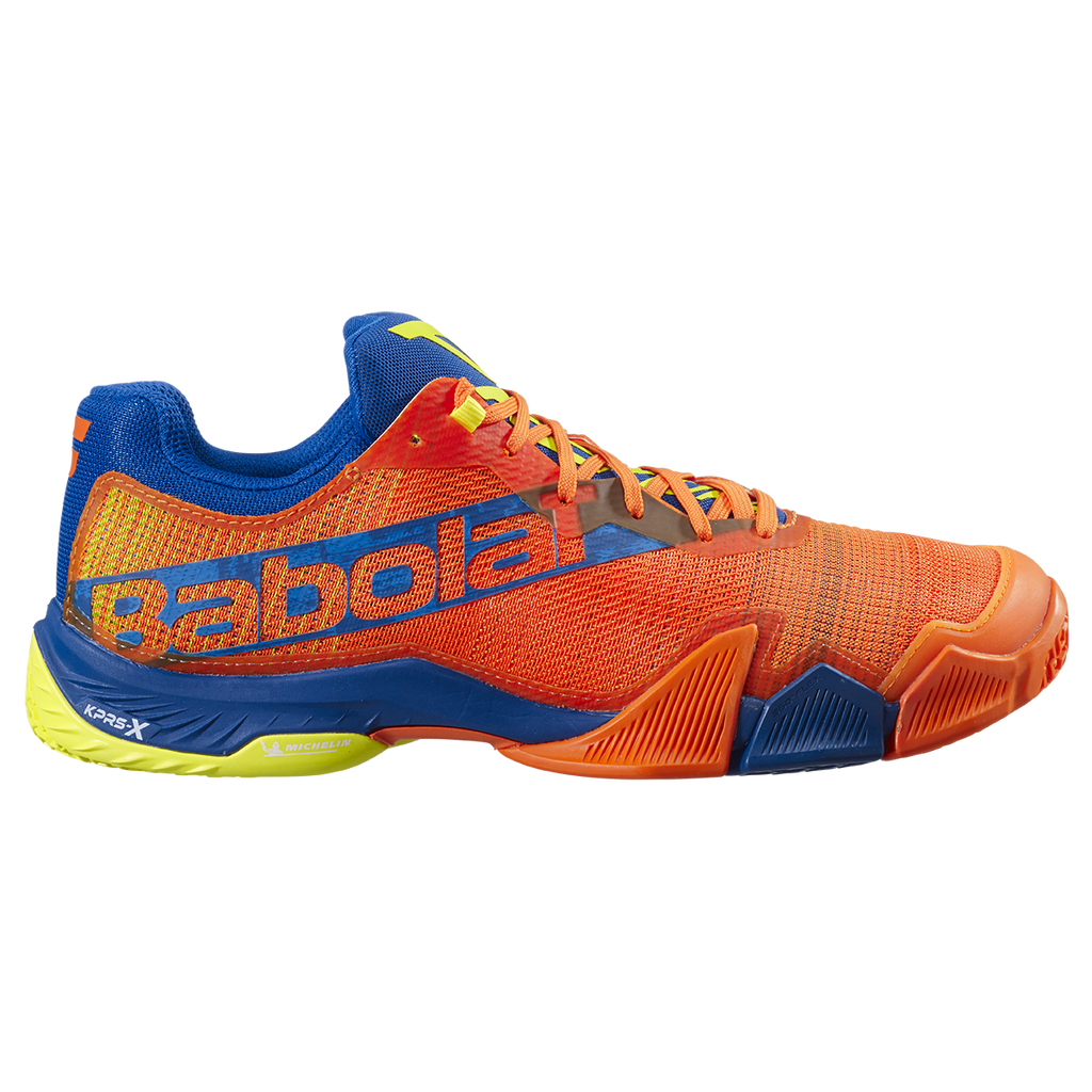 Babolat Men's Jet Premura Padel Shoes Orange Dark Blue