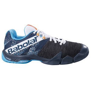 Babolat Men's Movea Padel Shoe Grey Scuba Blue