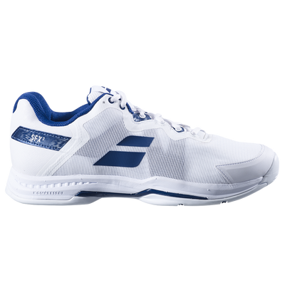 Babolat Men's SFX 3 All Court Tennis Shoe White Navy