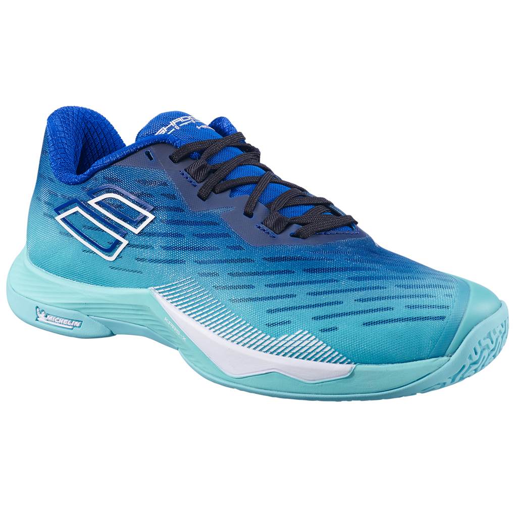 Babolat Men's Shadow Tour 5 Wide Indoor Shoes Ceramic Blue