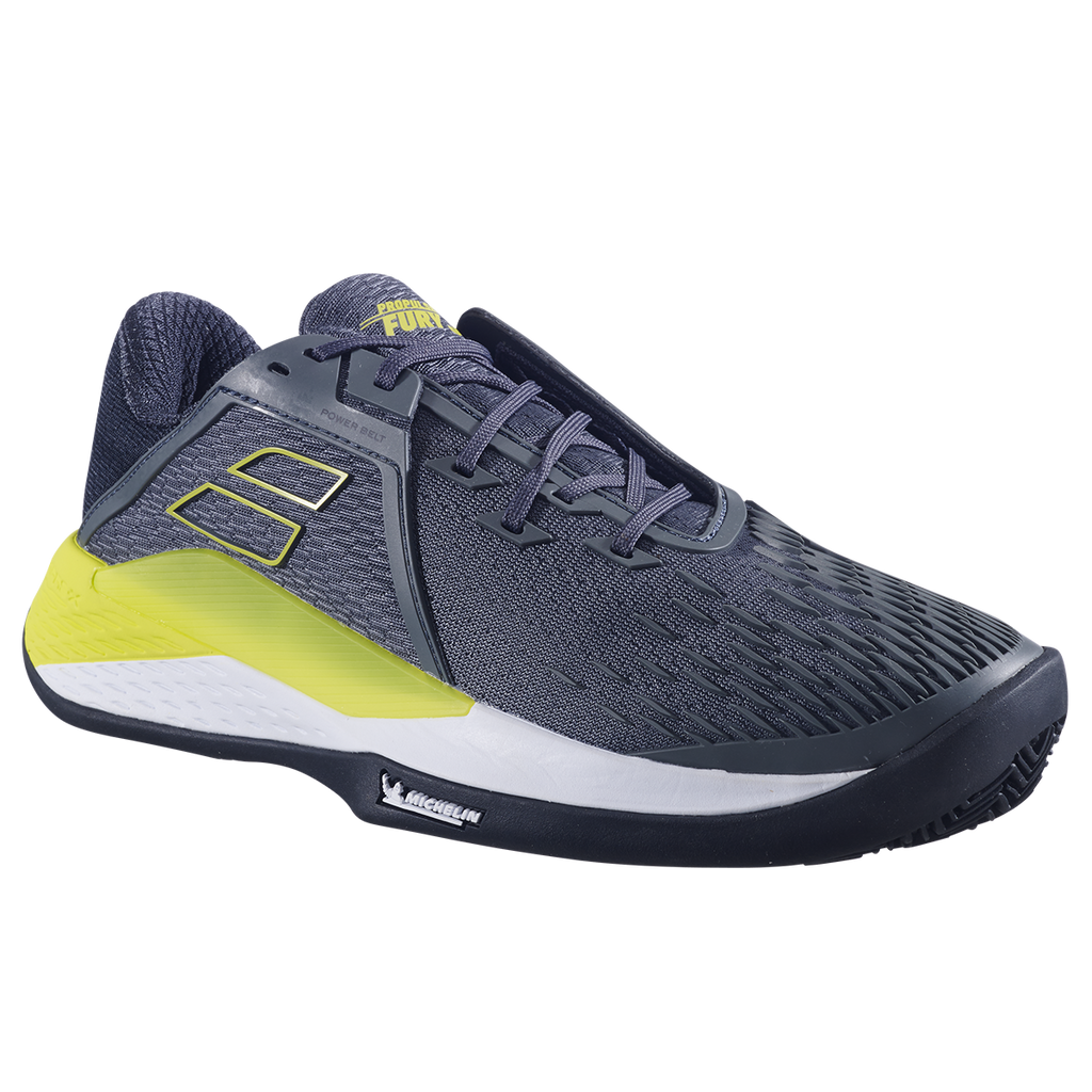 Babolat Men's Propulse Fury 3 Clay Tennis Shoes Grey Aero