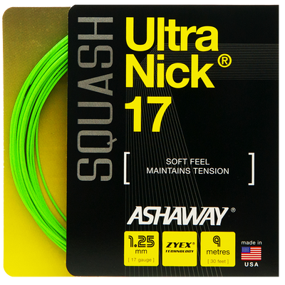 Ashaway UltraNick 17 Squash String - 1 Set