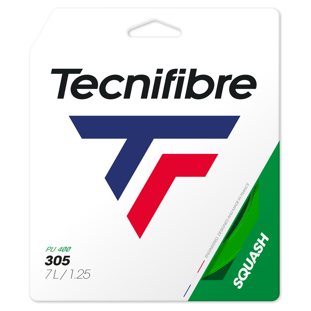 Tecnifibre 305 1.25 Squash String Set - Green