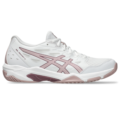 Asics Women's Gel Rocket 11 Indoor Court Shoes White Watershed Rose