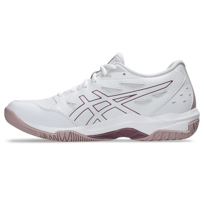 Asics Women's Gel Rocket 11 Indoor Court Shoes White Watershed Rose