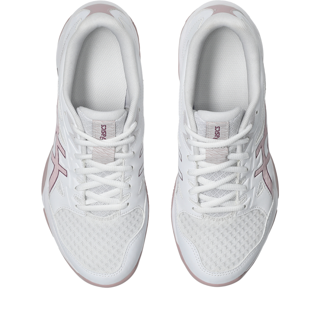 Asics Women's Gel Rocket 11 Indoor Court Shoes White Watershed Rose