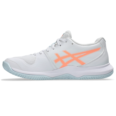 Asics Women's Gel Tactic 12 Indoor Shoes White Bright Sunstone