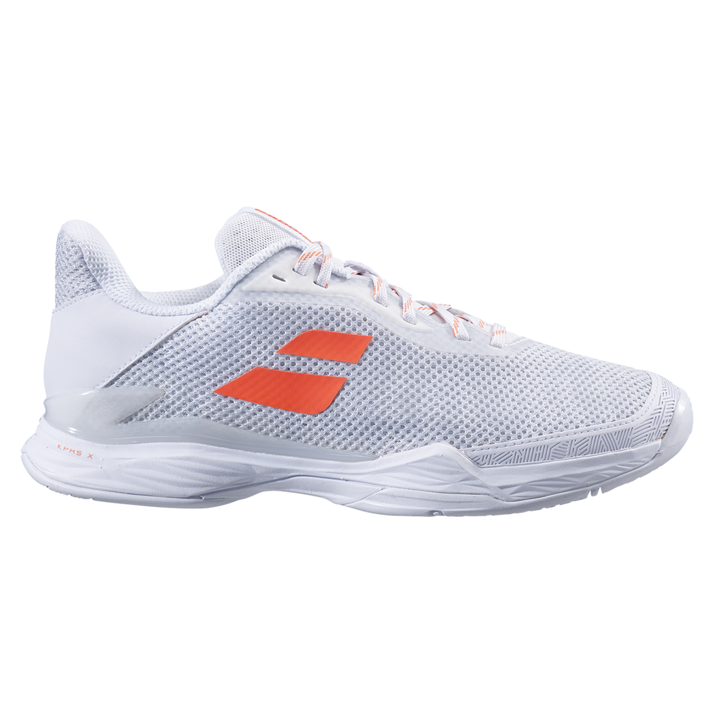 Babolat Women's Jet Tere Tennis Shoes White Living Coral