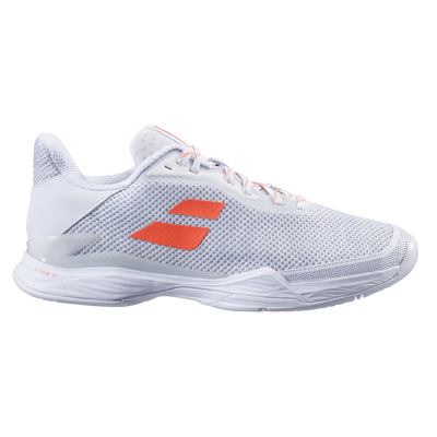 Babolat Women's Jet Tere Tennis Shoes White Living Coral