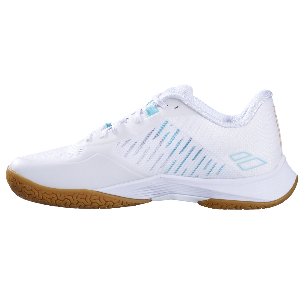 Babolat Women's Shadow Tour 5 Indoor Shoes White Cockatoo