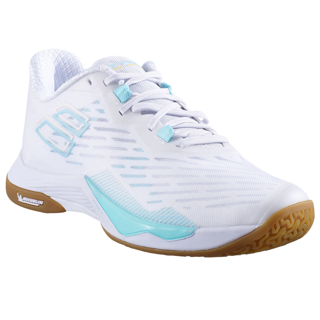 Babolat Women's Shadow Tour 5 Indoor Shoes White Cockatoo