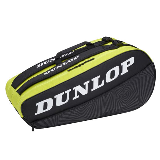 Dunlop SX Club 10 Racket Bag Black Yellow