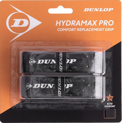 Dunlop Hydramax Pro Replacment Grip 2 Pack Black