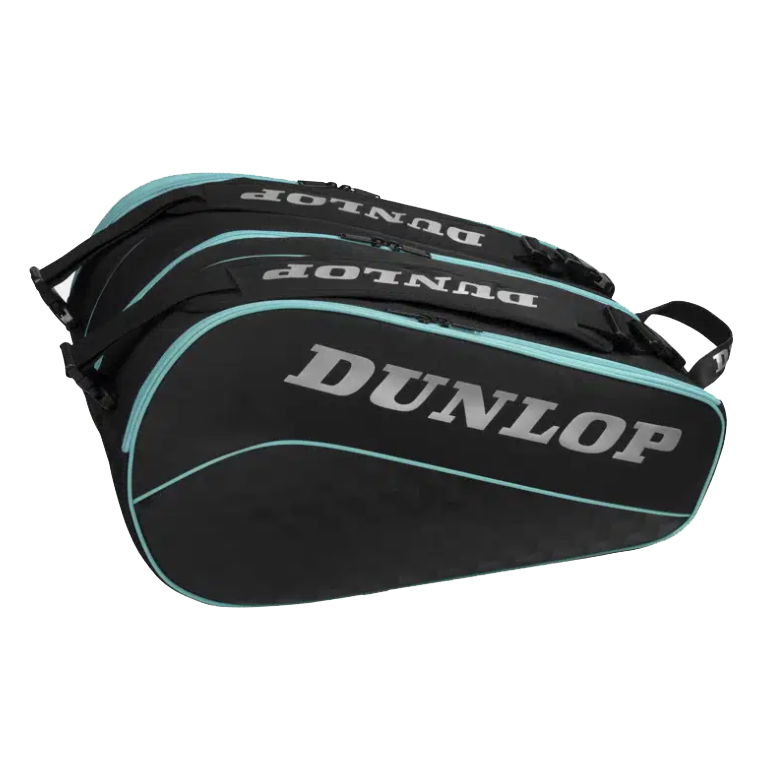 Dunlop Elite Padel Bag Black/Petrol Green