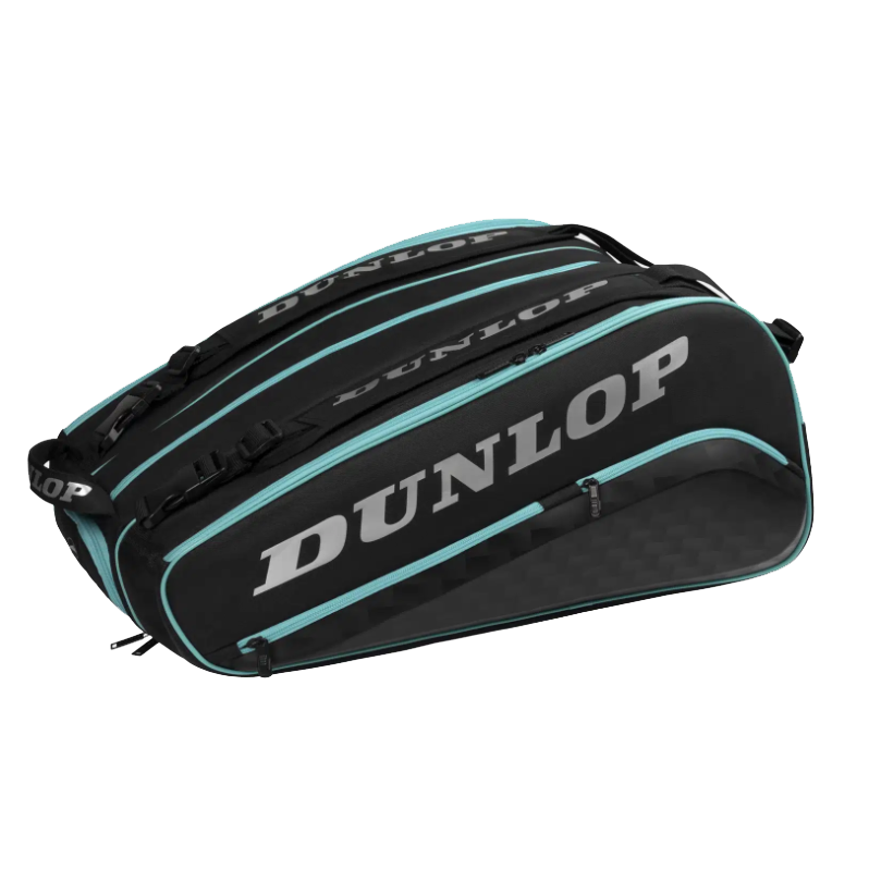 Dunlop Elite Padel Bag Black/Petrol Green