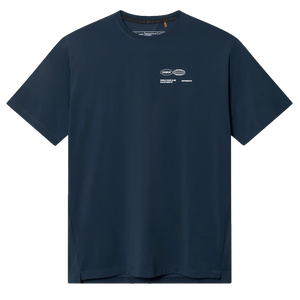 Cuera Men's On Court Airy Logo T-Shirt Navy