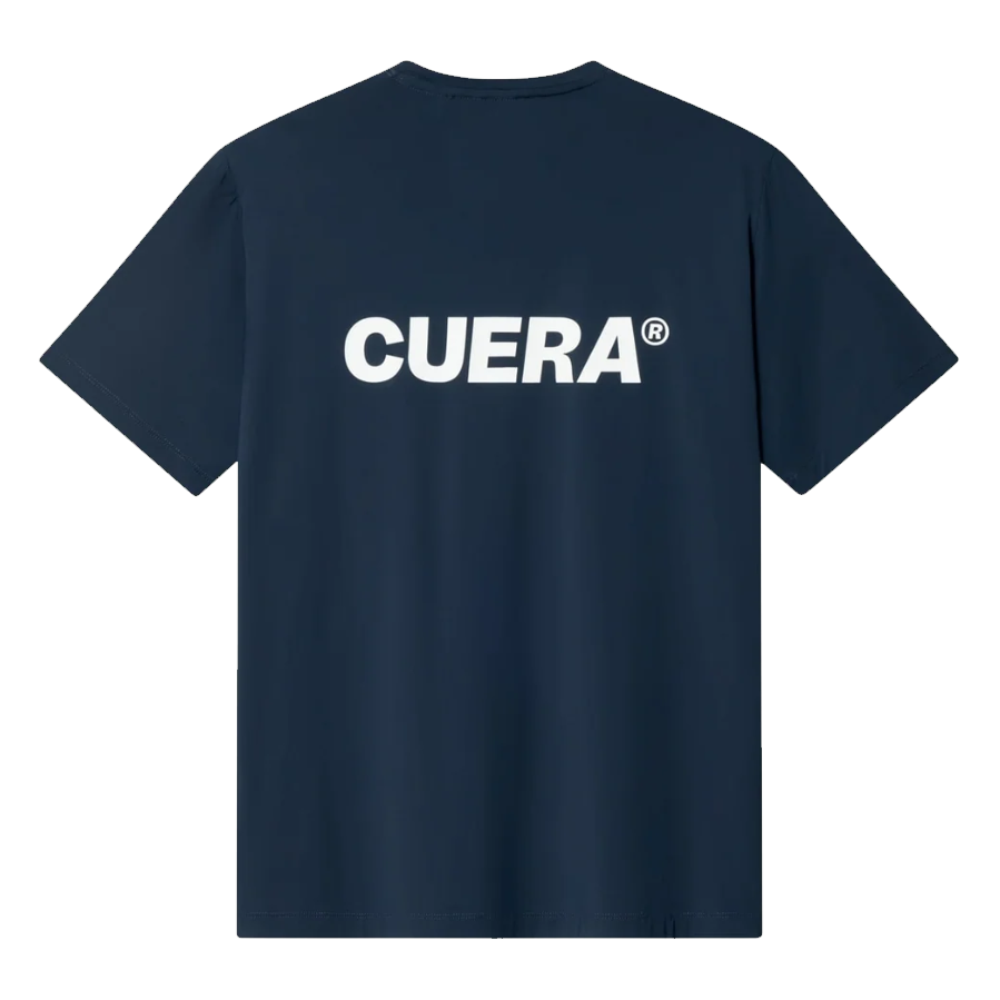 Cuera Men's On Court Airy Logo T-Shirt Navy