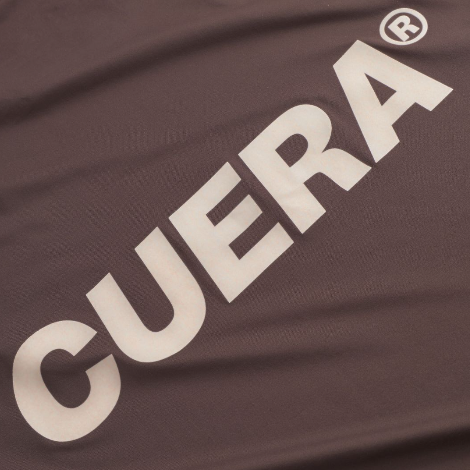 Cuera Men's On Court Airy Logo T-Shirt Dark Brown