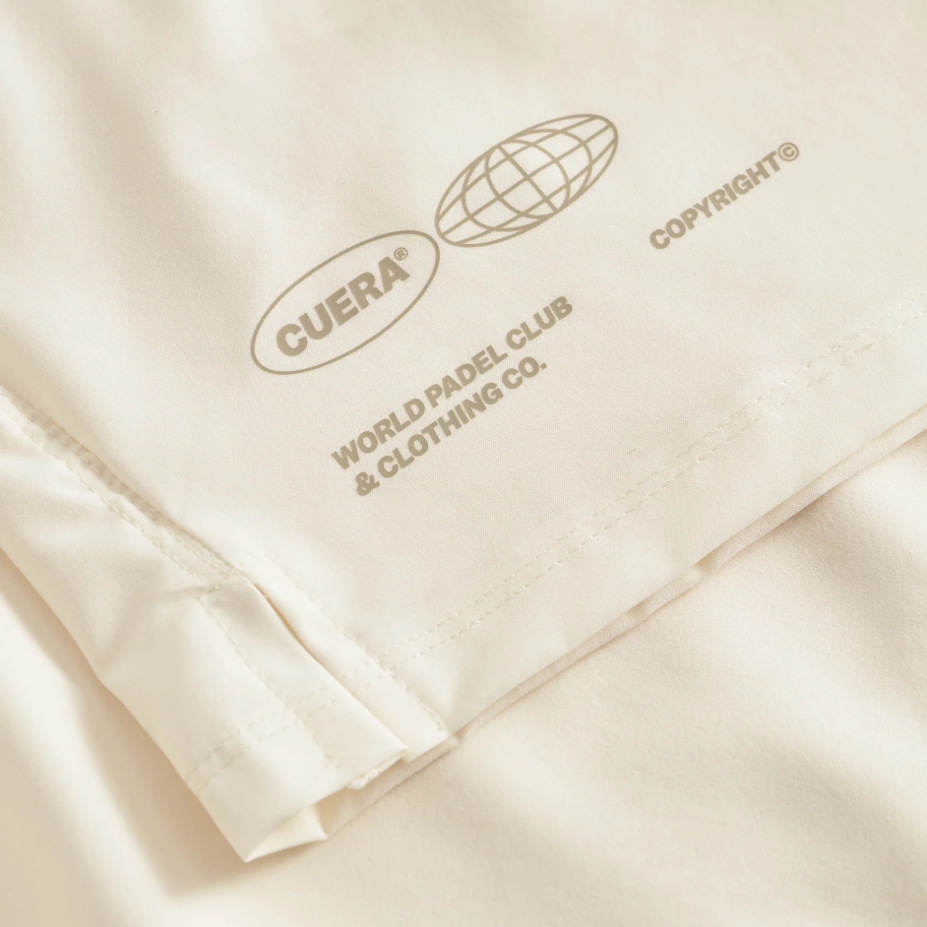 Cuera Men's Active Globe Shorts Off White