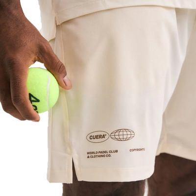 Cuera Men's Active Globe Shorts Off White
