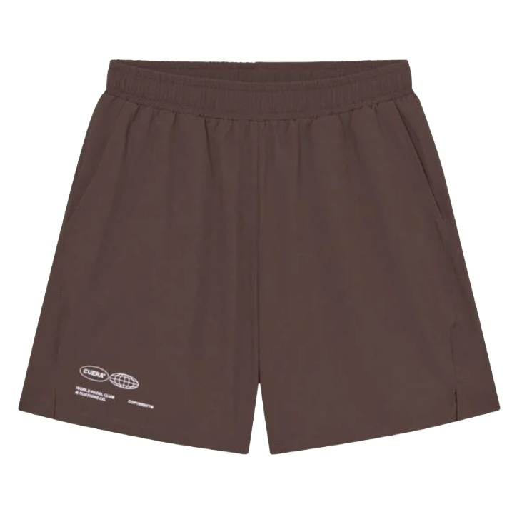 Cuera Men's Active Globe Shorts Dark Brown