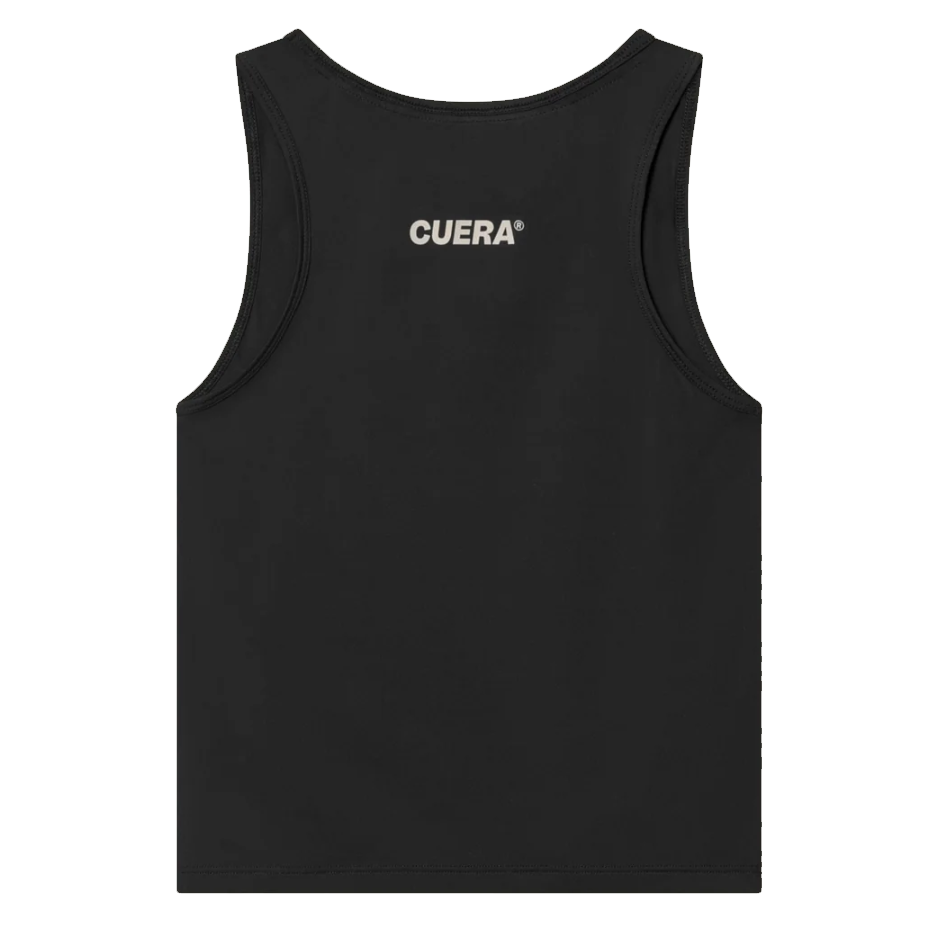 Cuera Women's On Court Cropped Tank Top Black