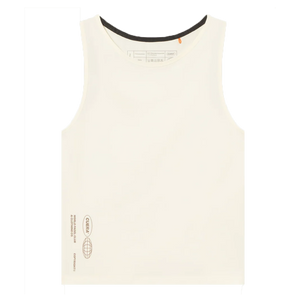 Cuera Women's On Court Cropped Tank Top Off White