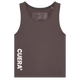 Cuera Women's On Court Slim Tank Top Dark Brown