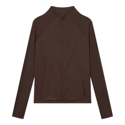 Cuera Women's Active Zip Jacket Dark Brown