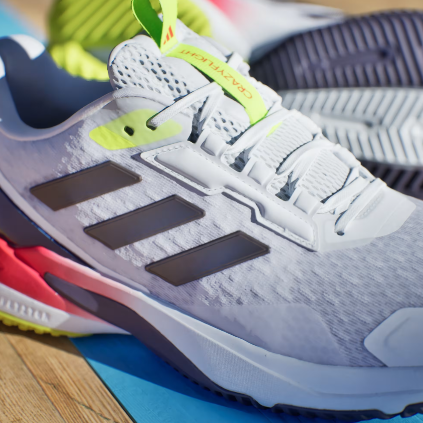 Adidas Men's Crazyflight 6 Indoor Court Shoes FW25 White/Aurora Met