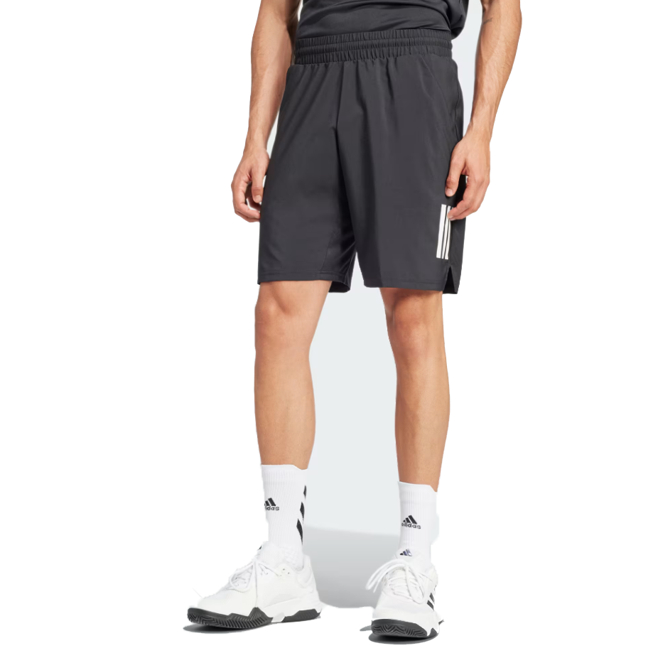 Adidas Men's Club 3 Stripe Shorts Black